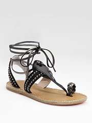  Christian Louboutin Flat Gladiator Sandals