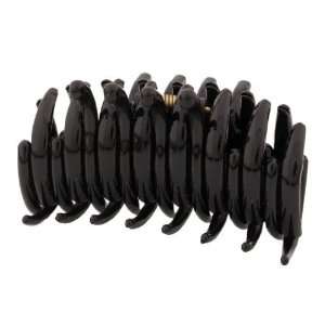  Caravan Large Tubular Hair Claw Covers The Spring In Black 