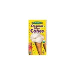   Organic Sugar Ice Cream Cones ( 12x5 OZ)