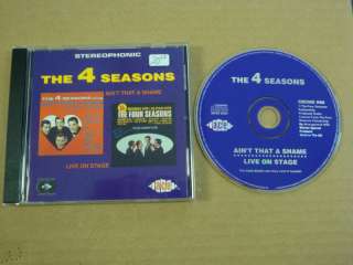   SEASONS AINT THAT A SHAME LIVE ON STAGE CD NM 029667159623  