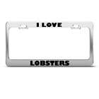 LOVE LOBSTERS LOBSTER ANIMAL LICENSE PLATE FRAME