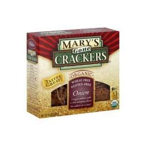  Marys Gone Crackers Crackers, Organic, Onion, 6.5 oz 