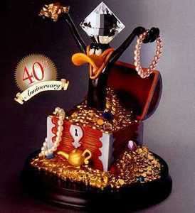 Goebel Looney Tunes Spotlight Collection Daffy Duck Mine Mine Mine 