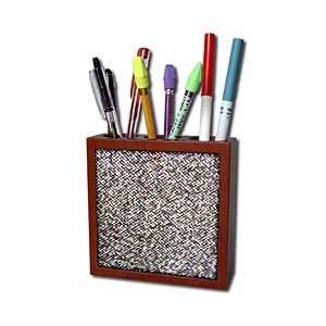   Herringbone Pattern   Tile Pen Holders 5 inch tile pen holder Office