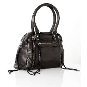 Jacki Easlick Black Tote with Expandable Zippers