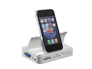 Newest HDMI VGA YPbPr Charger Docking Station for iPad iPhone 4 4G 