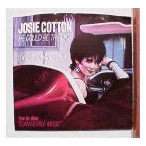  Josie Cotton 45 Picture Sleeve Pink Vinyl Record 