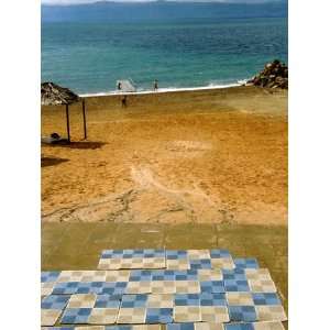 com Checkered Foot Mats Lead to the Dead Sea, Dead Sea Hotel and Spa 