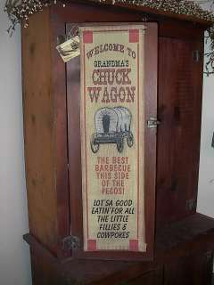 making your country house beautiful grandma s chuck wagon banner