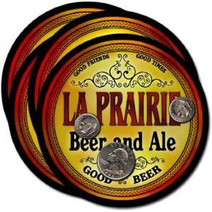 La Prairie , WI Beer & Ale Coasters   4pk