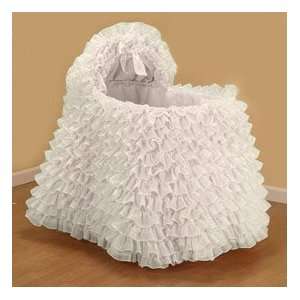   Ballerina White Bassinet Liner/Skirt and Hood   Size 13x29 Baby