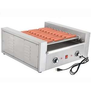   1750w Commercial Hot Dog 11 Roll Roller Grill Griller Cooker Machine