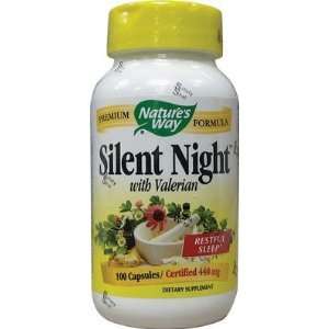  Natures Way Silent Night with Valerian 440 mg 100 Caps 
