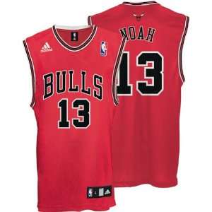  Joakim Noah Jersey adidas Red Replica #13 Chicago Bulls 