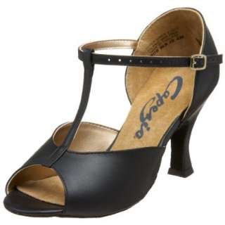 Capezio Womens BR08 Latin T Strap Ballroom Shoe   designer shoes 