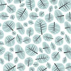  SL   Turquoise Leaves   12 x 12 (1 sheet)