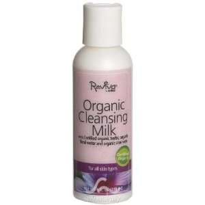    Organic Cleansing Milk   4 oz,(Reviva Labs)