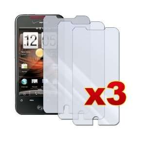  3 Pack of Premium Crystal Clear Screen Protectors for HTC 