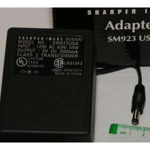 Sharper Image SM923 AC Adapter 9v 2000mA