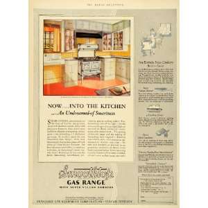  1926 Ad Standard Gas Equipment Smoothtop Gas Range Kitchen 