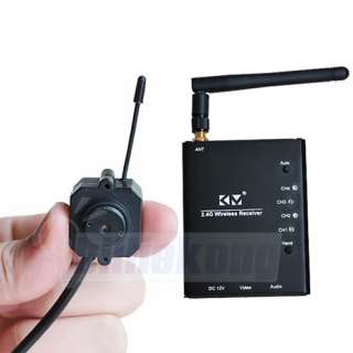   CH 2.4G Wireless Video Audio Receiver + Wireless A/V Color MINI Camera