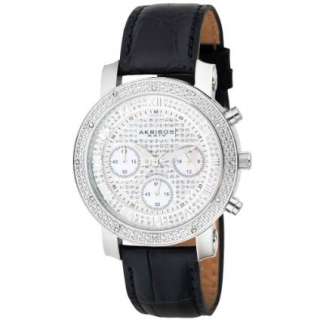 Akribos XXIV Womens AK437SS Diamond Quartz Chronograph Stainless 