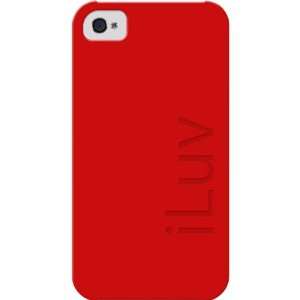    iLuv Red SPECTRUM Silicone Case For iPhone 4 