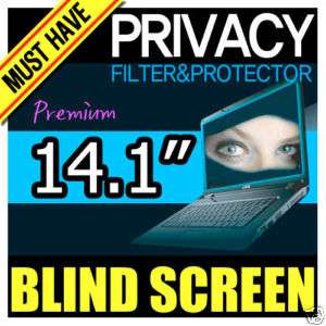 14.1 inch PRIVACY SCREEN FILTER for LCD MONITOR LAPTOP  