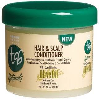  TCB Naturals Hair & Scalp Conditioner, Olive Oil, 10 Ounce 