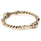 Low Luv by Erin Wasson Rope Twist and Horse Hoof Gold Bangle Bracelet