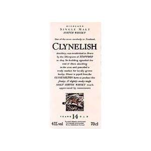  Clynelish Scotch 14 Year 750ML Grocery & Gourmet Food
