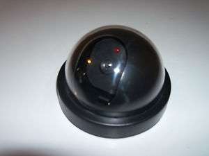   Security Dome Camera with Flashing Red Light & Motion Sensor  