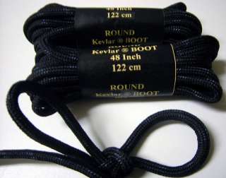 pr 48 Round Black Kevlar Reinforced Motorcycle Boot  