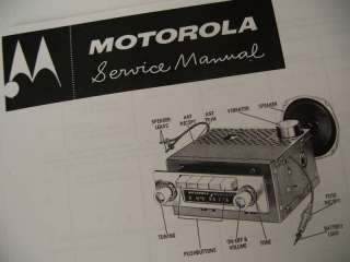 HUGE MANUAL MOTOROLA Home Radio SERVICE MANUAL CD  