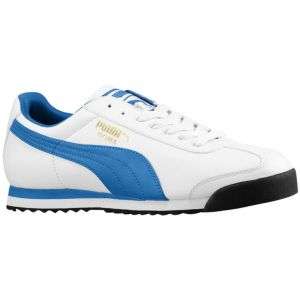 PUMA Roma Basic   Mens   Sport Inspired   Shoes   White/Palace Blue 