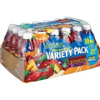  Tropicana 100% Juice Blends Variety Pack   24 Pack / 10 Oz 