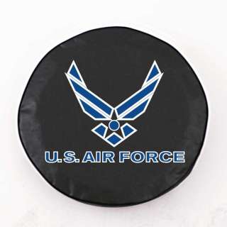 United States Air Force Exact Fit Black Vinyl Spare Tire Cover  