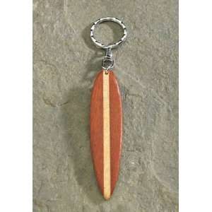  Wooden 9cm Bayong Surfboard Keychain