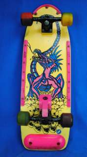 Vtg 1980s Old School Skateboard Executioner Nash Red Line Dragon 