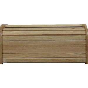  Exeter Rubber Wood Roll Top Bread Box
