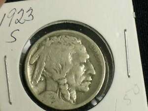 1923 S Buffalo Nickel   Good (n1 2)  