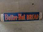 Vintage Butter Nut Bread Sign Antique Old Metal Gener