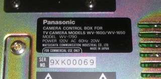 Panasonic WV 1790 CCTV Camera Control Box New  