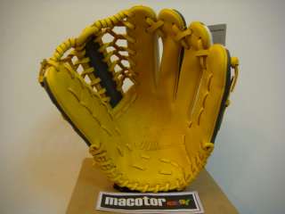 HATAKEYAMA Pro 13 Outfield Baseball Glove Yellow RHT  
