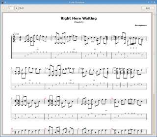 Program One   Tux Guitar   A Multitrack Tablature Editor & Player