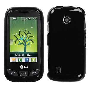  LG VN270 (Cosmos Touch) Solid Black Cell Phone Case Protector Cover 