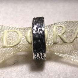 AUTHENTIC PANDORA Sterling Silver BARK TEXTURE Spacer Charm 790181 