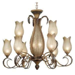  Kenroy Lighting 91439LAT St. Lucia 9 Light Chandeliers in 