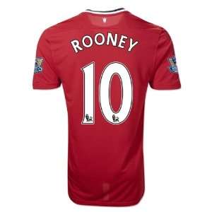  Nike Manchester United 11/12 ROONEY Home Soccer Jersey 