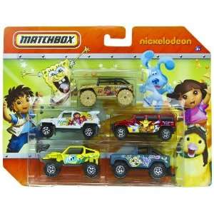  Matchbox Nickelodeon 5 Pack Cars Toys & Games